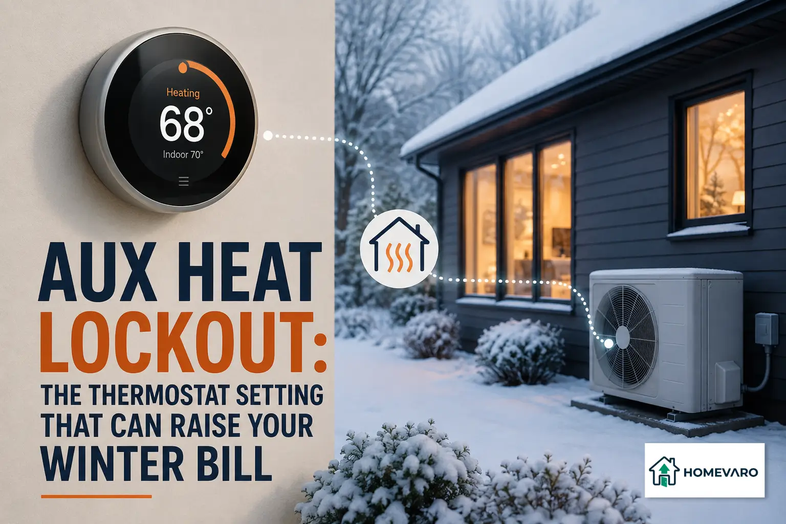 Auxiliary Heat Lockout: The Setting That Decides Your Winter Bill