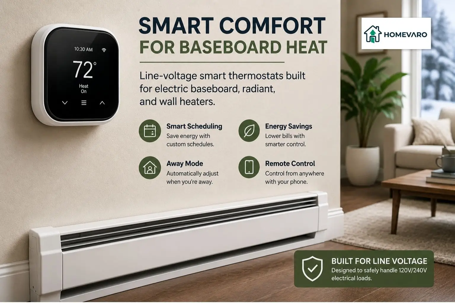Baseboard Heat: Why Most Smart Thermostats Don’t Fit